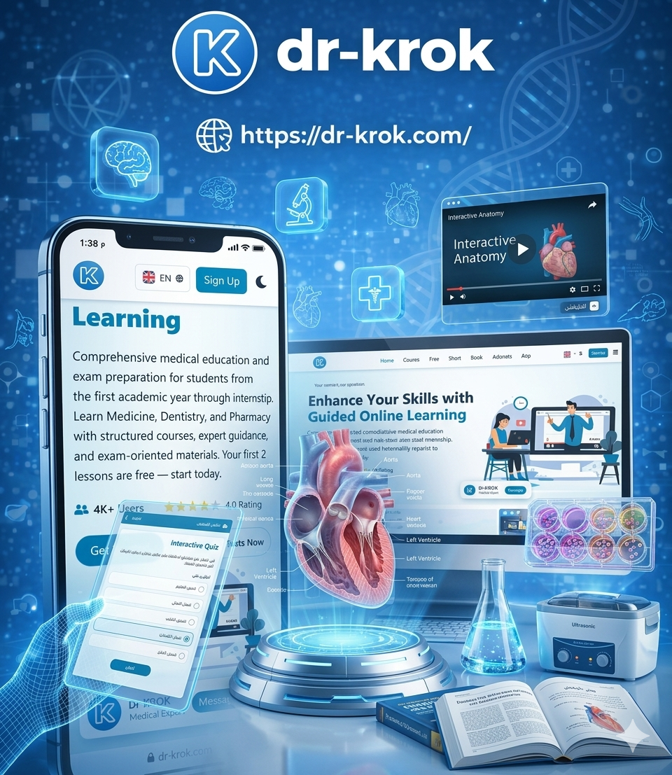 منصة Dr KROK  ريادة الحلول الرقمية في التعليم الأكاديمي.