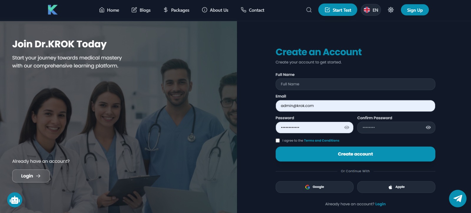 منصة Krok Plus النظام الأذكى للاختبارات المحاكية والتقييم التنافسي